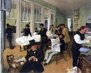 Edgar Degas The New Orleans Cotton Exchange USA oil painting artist